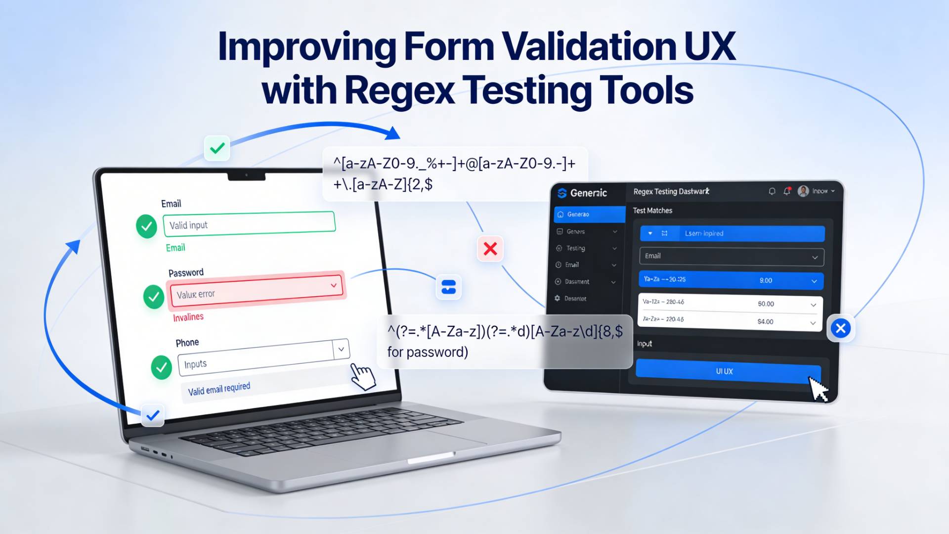 regex validator for form validation UX